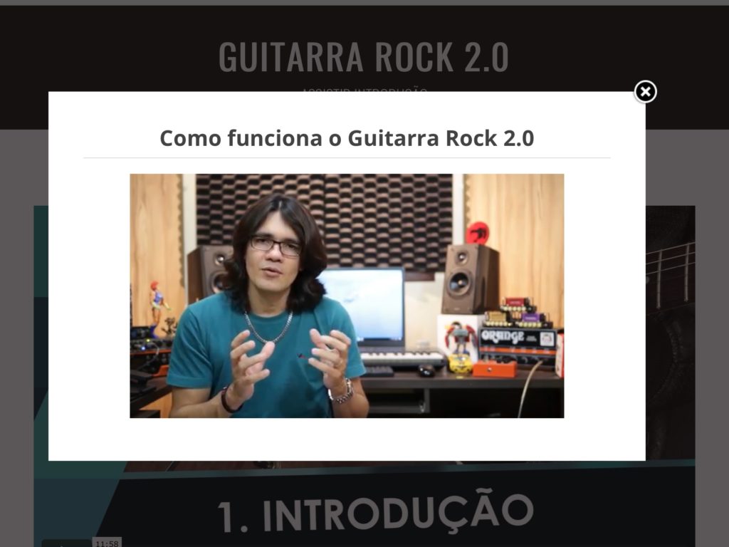 Aula de Guitarra Online Guitarra Rock 2.0 