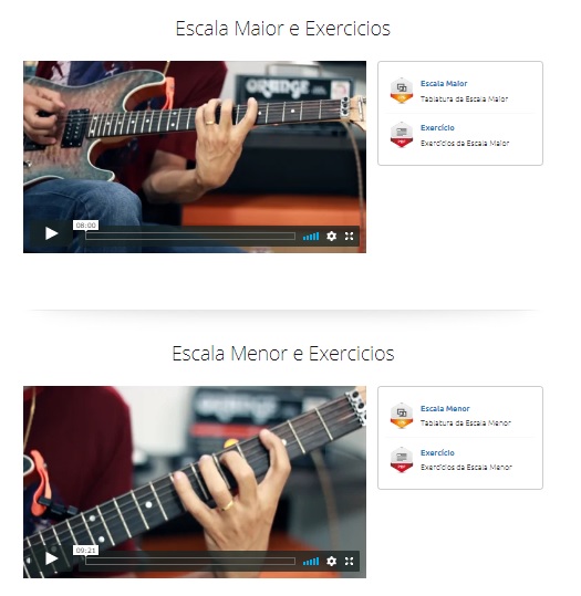 Curso Ozielzinho Kit de Técnica Para Guitarra Rock